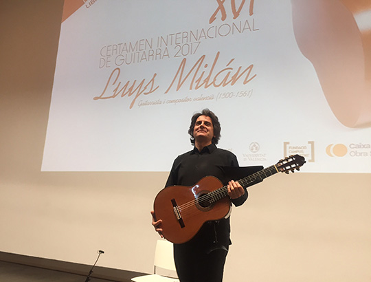 El certamen Luys Milán finalizará con un curso de guitarra para todos los públicos