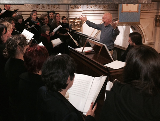 El coro AULAMEDA-ADLIBITUM interpreta los Motetes de Onofre Penalba compuestos para la Purísima Concepción de Ontinyent